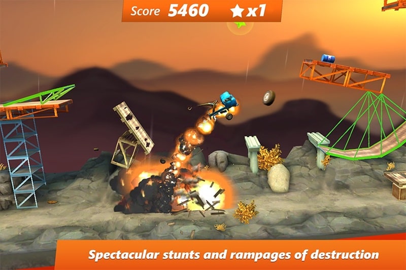 Bridge Constructor Stunts MOD APK