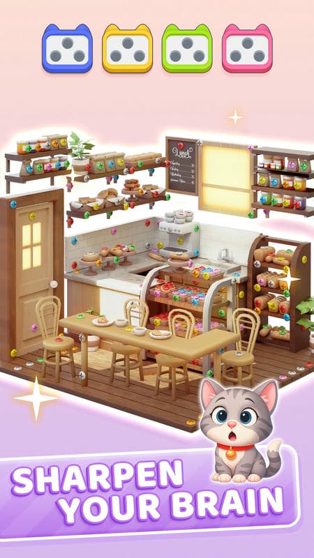 3D Bolt Master MOD APK menu